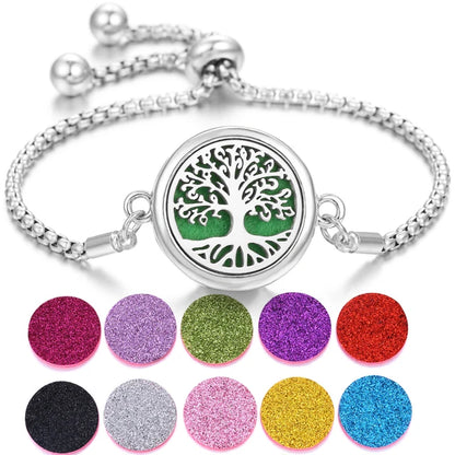 Stainless Steel Fragrance Diffuser Bracelet