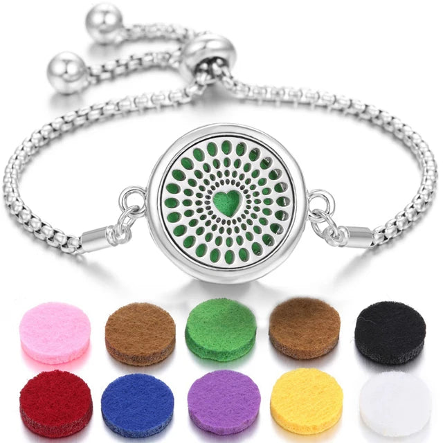 Stainless Steel Fragrance Diffuser Bracelet