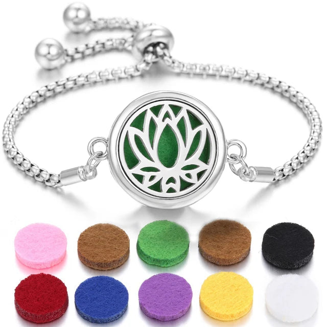Stainless Steel Fragrance Diffuser Bracelet