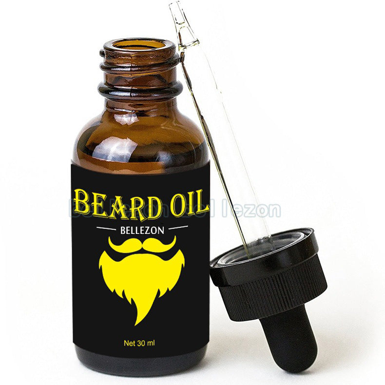 Beard Care Kit with Balm, Oil, Comb & Brush