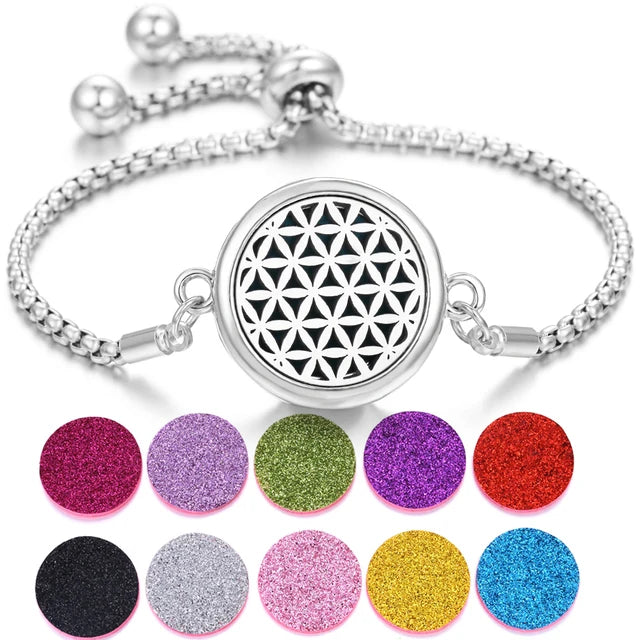 Stainless Steel Fragrance Diffuser Bracelet