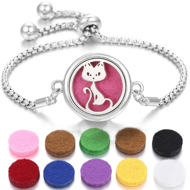 Stainless Steel Fragrance Diffuser Bracelet