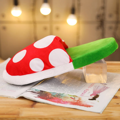 Mushroom Piranha Plush with Storage Pouch