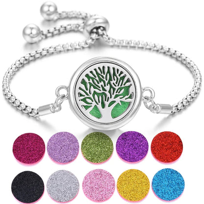 Stainless Steel Fragrance Diffuser Bracelet