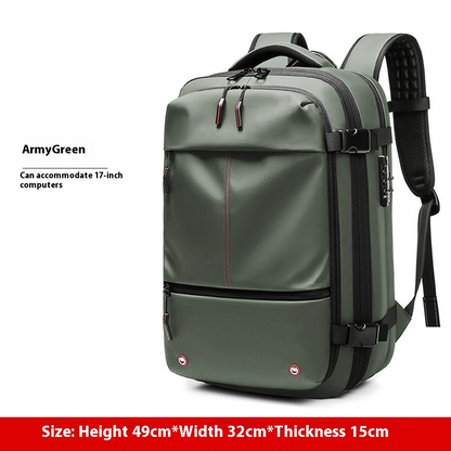 Large-Capacity Vacuum Compression Travel Backpack