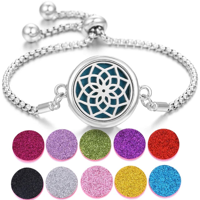 Stainless Steel Fragrance Diffuser Bracelet