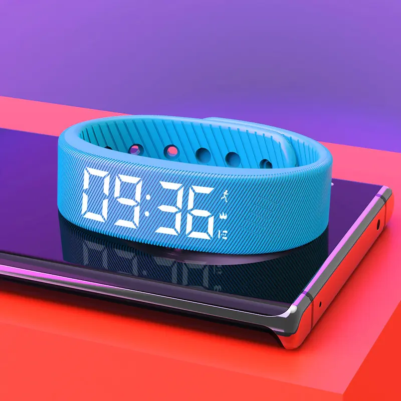 Fitness Tracker with Silent Alarm, Waterproof Band, Step Counter, Built-In USB Plug - No Cables Needed, Ideal for Gym & Travel #Smartwatch #Lifehack