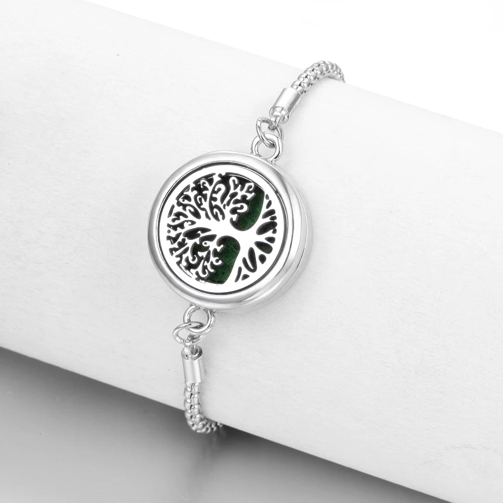 Stainless Steel Fragrance Diffuser Bracelet