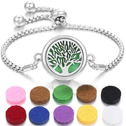 Stainless Steel Fragrance Diffuser Bracelet