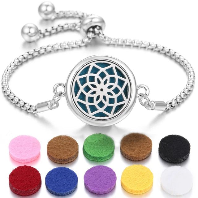 Stainless Steel Fragrance Diffuser Bracelet