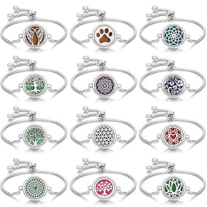 Stainless Steel Fragrance Diffuser Bracelet