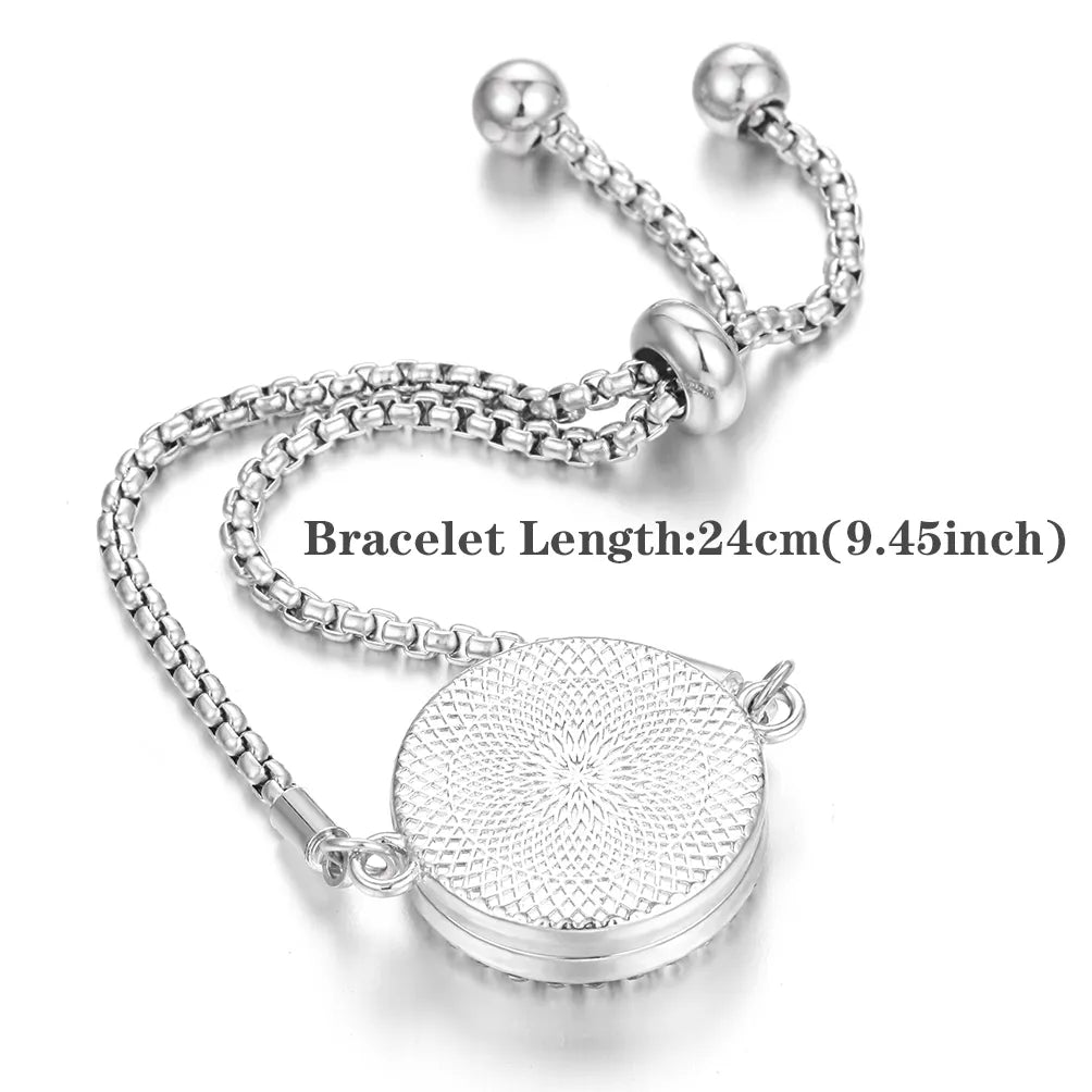 Stainless Steel Fragrance Diffuser Bracelet