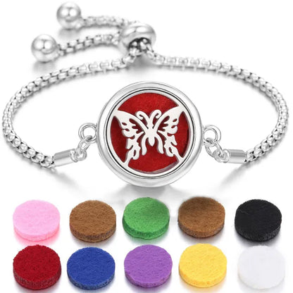 Stainless Steel Fragrance Diffuser Bracelet