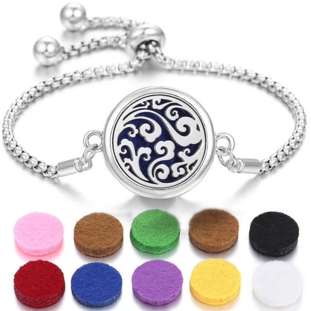 Stainless Steel Fragrance Diffuser Bracelet